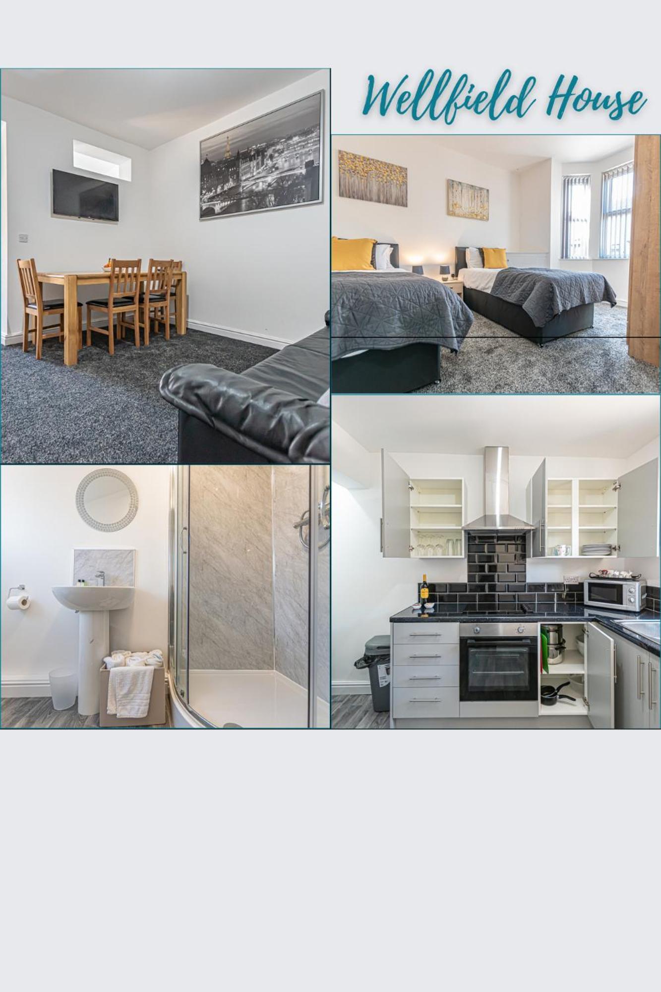 Wellfield Serviced Accommodation Воррінгтон Екстер'єр фото